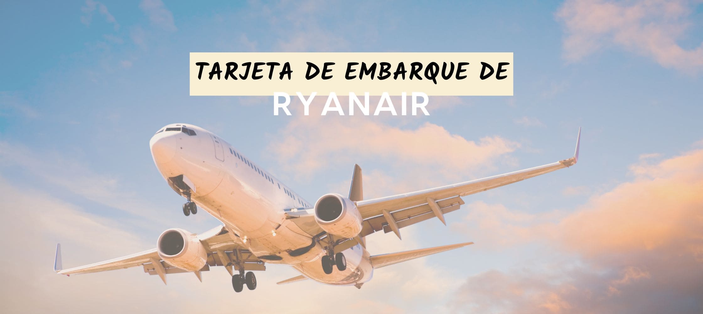 tarjeta de embarque de ryanair
