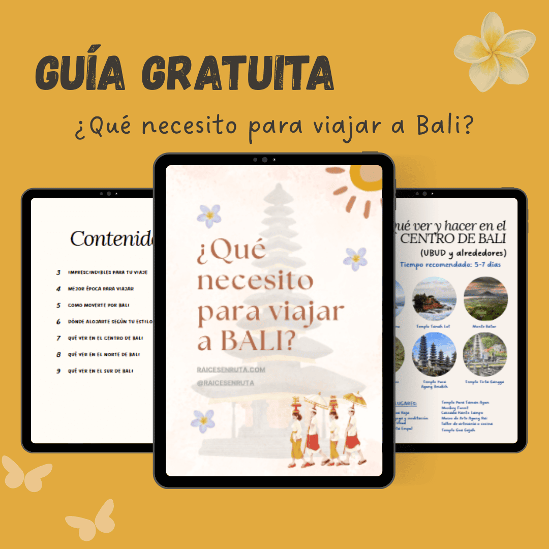 Artículo - Qué necesito para viajar a Bali - guía gratuita