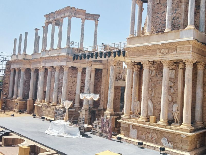 extremadura - qué ver en extremadura - qué ver en mérida - teatro romano de Mérida