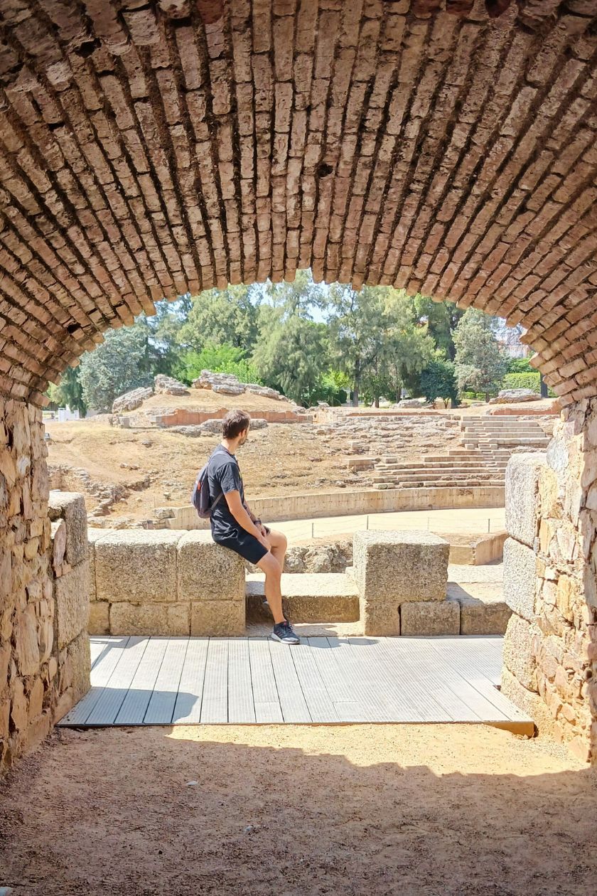 extremadura - qué ver en extremadura - qué ver en mérida - anfiteatro de Mérida