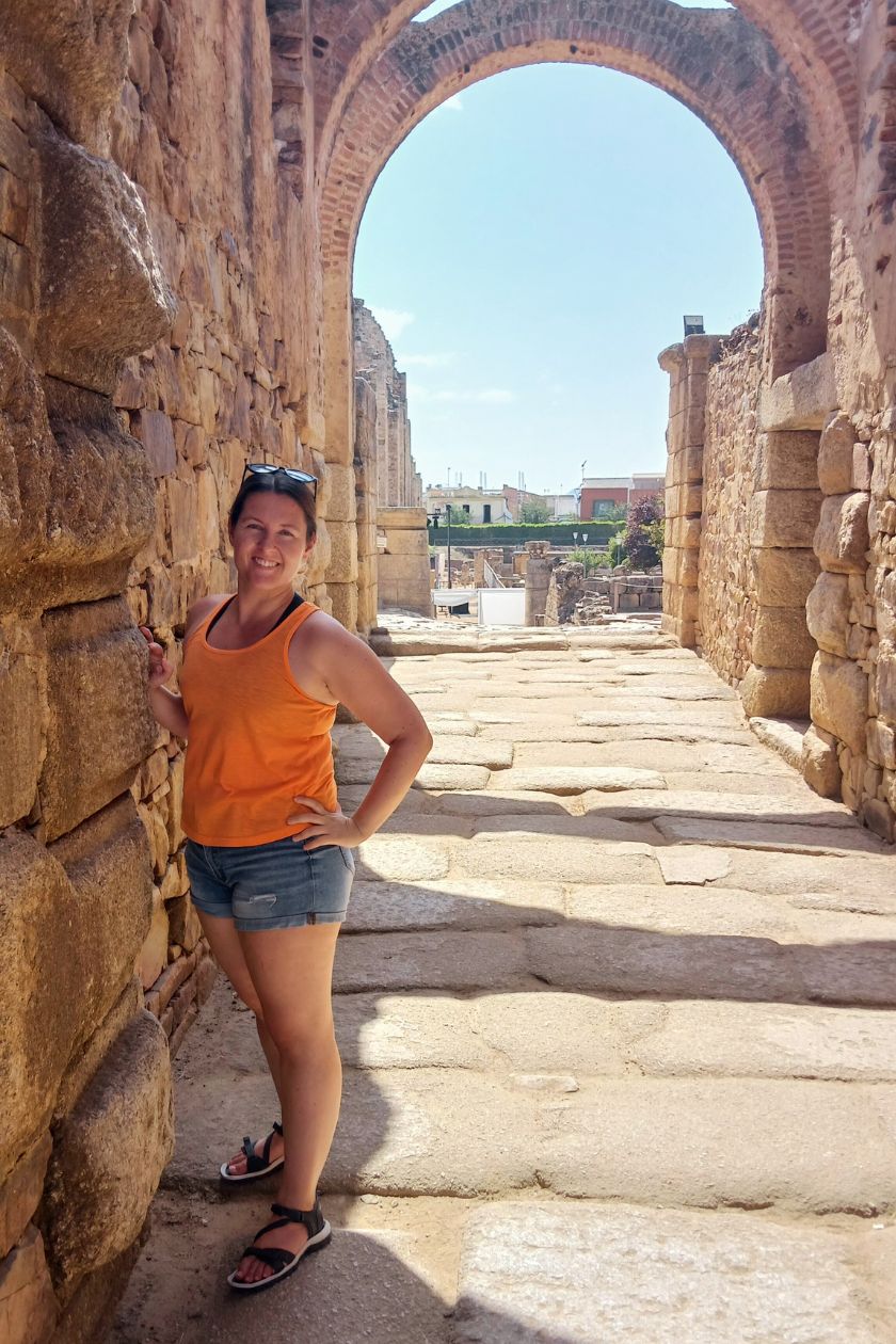 extremadura - qué ver en extremadura - qué ver en mérida - anfiteatro de Mérida