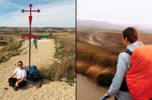 mochila para el camino de santiago