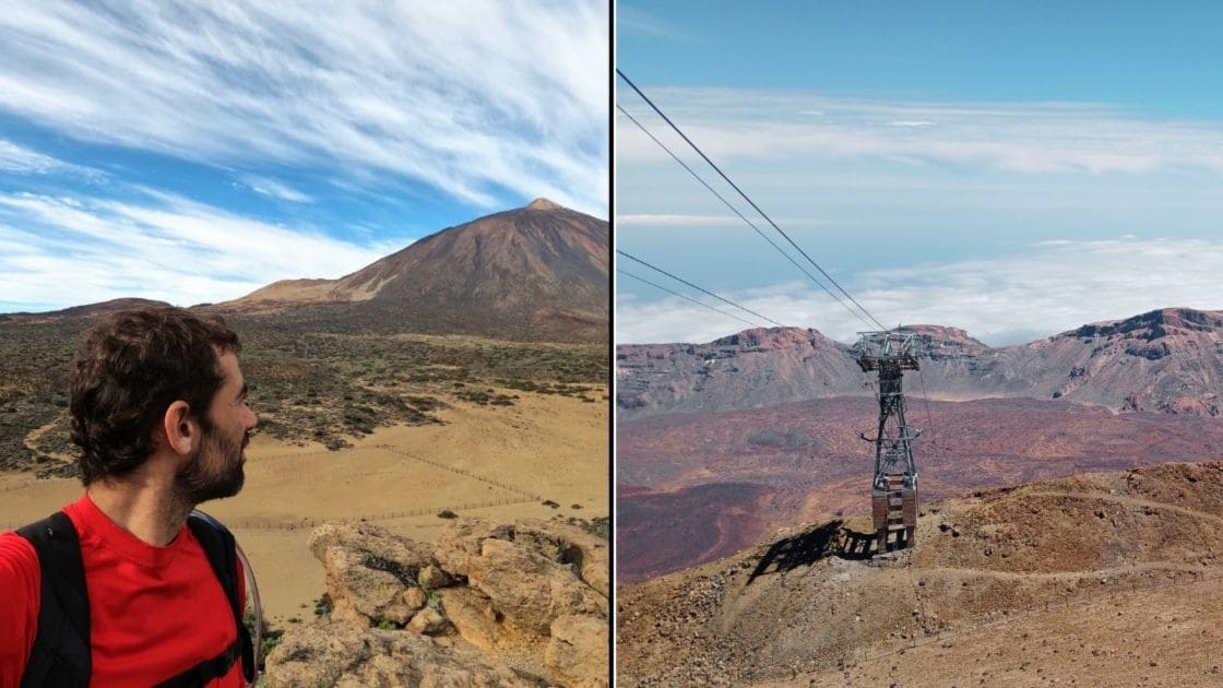 subir al teide en teleférico - subir al teide andando