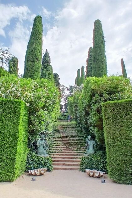 barcelona - los jardines de santa clotilde lloret de mar - escenario juego de tronos la casa del dragón