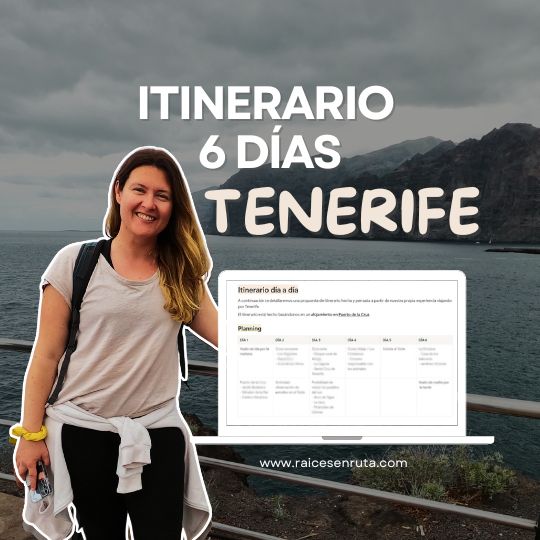 Artículo Etsy - Itinerario 6 días Tenerife