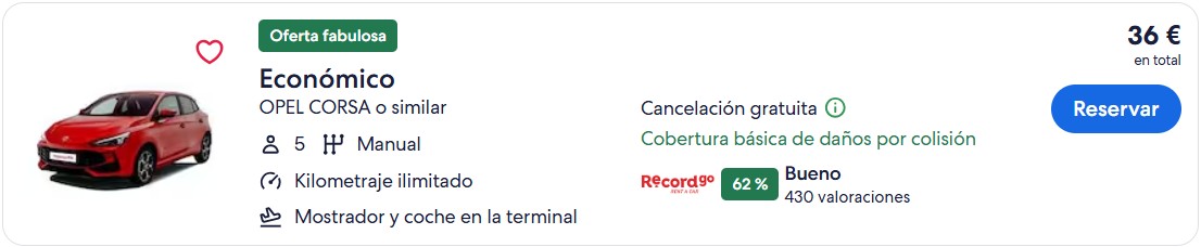 los mejores comparadores y buscadores de alquiler de coches - expedia