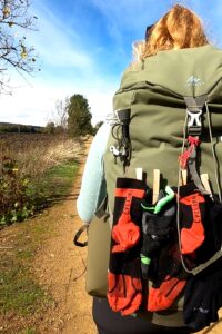 Truco para secar la ropa durante el Camino de Santiago