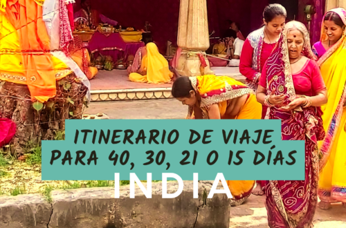 itinerario de viaje india norte 40 días 30 días 21 días 15 días